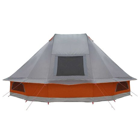 Familie Tipi Tent met dak Grijs en Oranje 680 x 430 x 270 cm 7