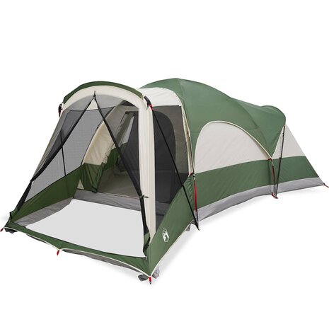 Tunneltent 8-persoons waterdicht groen 2