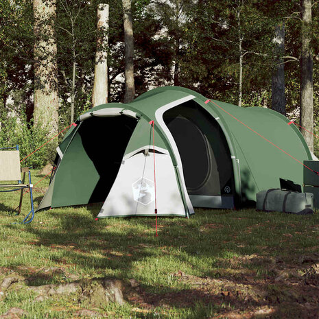 Tunneltent 3-persoons waterdicht groen 3