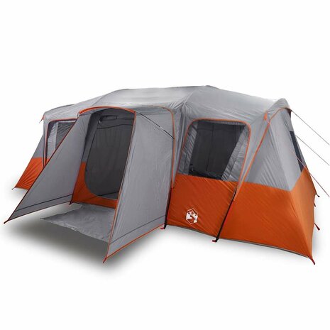Tunneltent 16-persoons waterdicht grijs 2