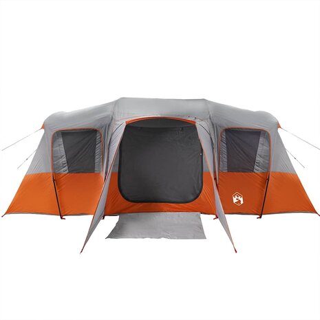 Tunneltent 16-persoons waterdicht grijs 6