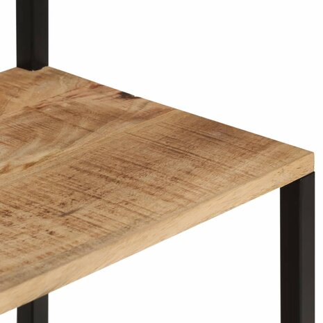 Kapstok met schoenenrek 68x30x182 cm massief ruw mangohout 6