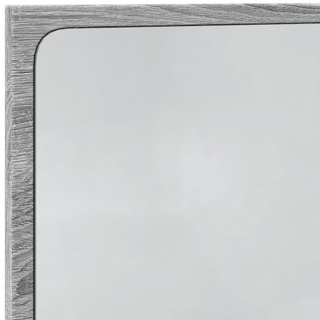 Badkamerspiegel 60x8,5x38 cm bewerkt hout grijs sonoma eiken 9