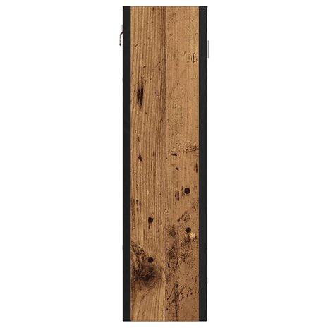 Badkamerspiegelkast 60x16x60 cm spaanplaat oud hout 5
