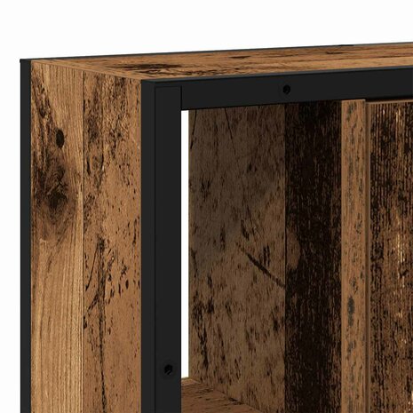 Badkamerspiegelkast 60x16x60 cm spaanplaat oud hout 8