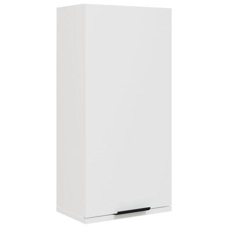 Badkamerkast wandgemonteerd 32x20x67 cm wit 2