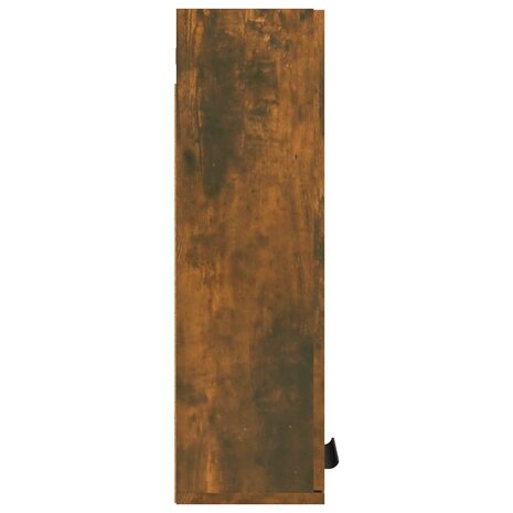 Badkamerkast wandgemonteerd 32x20x67 cm gerookt eikenkleurig 7