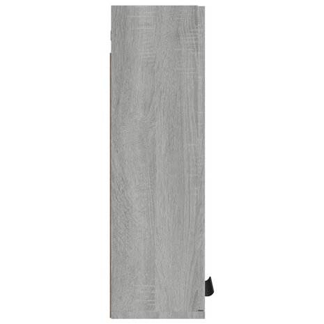 Badkamerkast wandgemonteerd 32x20x67 cm grijs sonoma eikenkleur 7