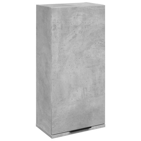 Badkamerkast wandgemonteerd 32x20x67 cm betongrijs 2