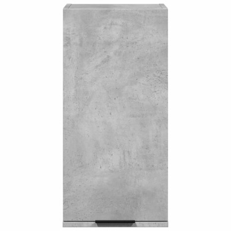 Badkamerkast wandgemonteerd 32x20x67 cm betongrijs 4