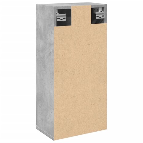 Badkamerkast wandgemonteerd 32x20x67 cm betongrijs 6