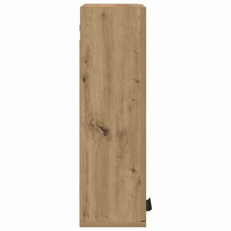 Badkamerkast wandgemonteerd 32x20x67 cm artisanaal eikenkleur 5