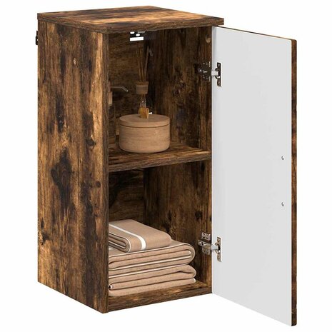 Badkamerkast Gerookt eiken 30 x 31.5 x 61 cm Bewerkt hout 3