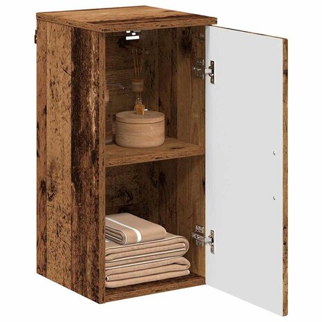 Badkamerkast Oud hout 30 x 31.5 x 61 cm Bewerkt hout 3