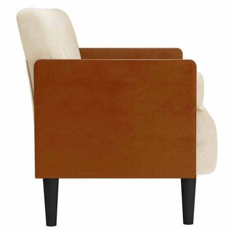 Tweezitsbank met kussen 110 cm linnen 4