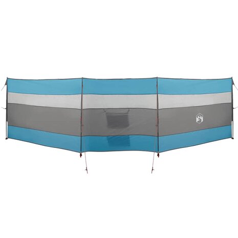 Windscherm camping waterdicht 508x130 cm blauw 4