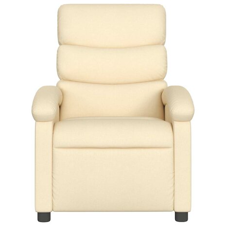 Massagestoel met crèmekleurige stof 4