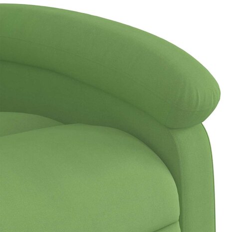 Massagestoel verstelbaar fluweel lichtgroen 9