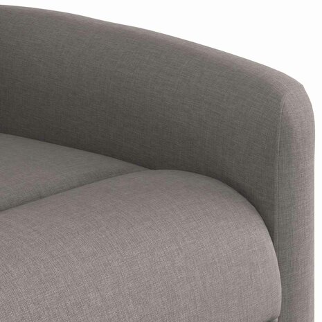 Massagestoel verstelbaar stof taupe 9
