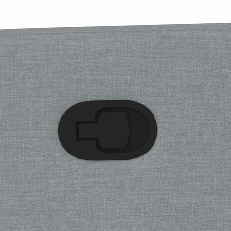 Massagestoel verstelbaar stof lichtgrijs 9