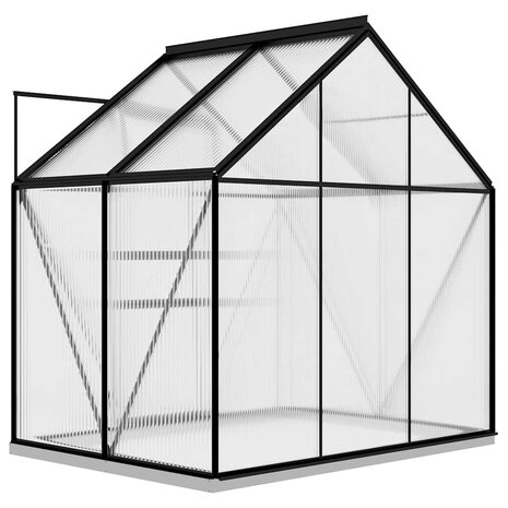Tuinkas 2,47 m³ aluminium antracietkleurig 6