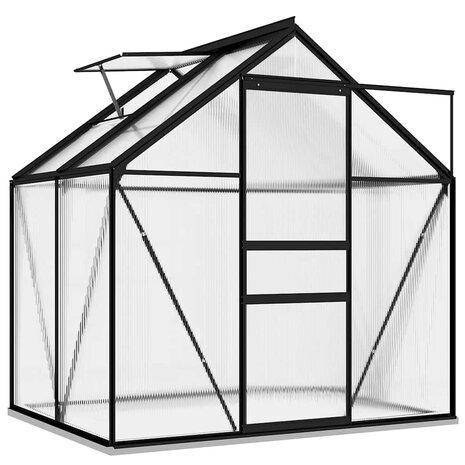 Tuinkas 2,47 m³ aluminium antracietkleurig 7