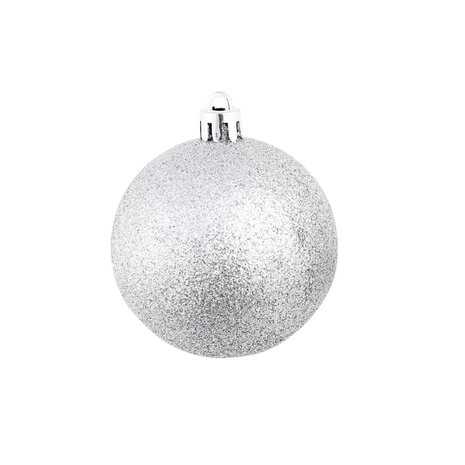 100-delige Kerstballenset 3/4/6 cm zilverkleurig 5