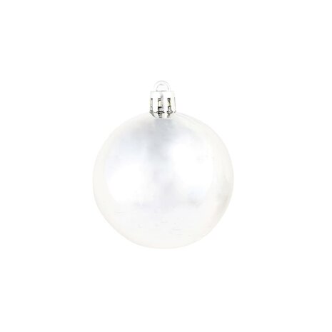 100-delige Kerstballenset 3/4/6 cm zilverkleurig 7