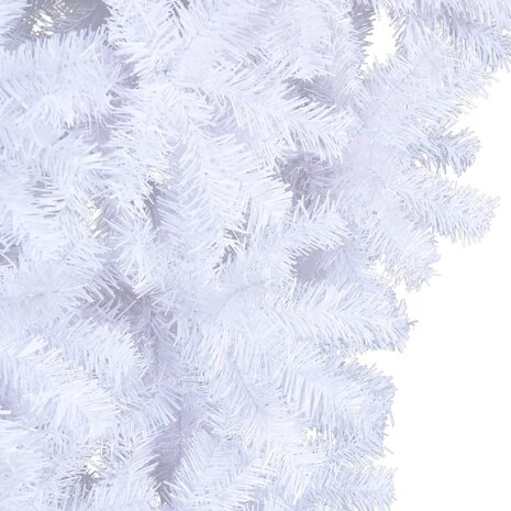Kunstkerstboom met standaard omgekeerd 120 cm wit 3