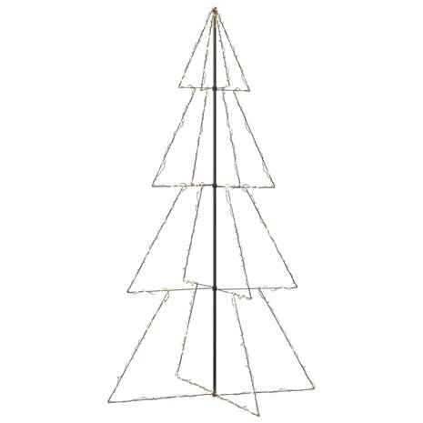 Kegelkerstboom 360 LED&apos;s binnen en buiten 143x250 cm 2