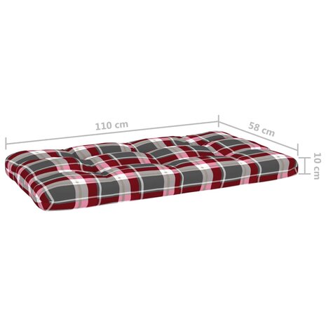 Tuinmiddenbank pallet honingbruin geïmpregneerd grenenhout 8