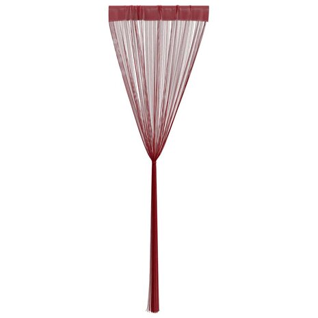 Draadgordijnen 140x250 cm wijnrood 2 st 5