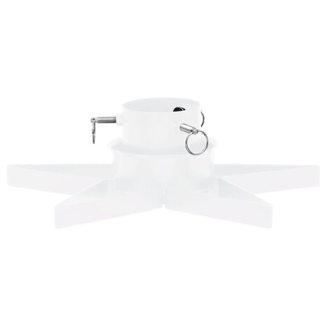 Kerstboomstandaard 47x47x13,5 cm wit 4