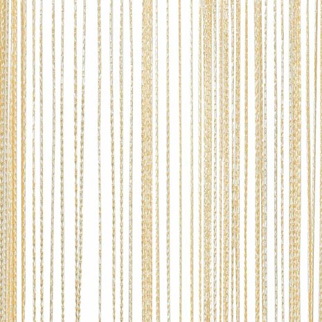 Draadgordijnen 100x250 cm crème 2 st 8