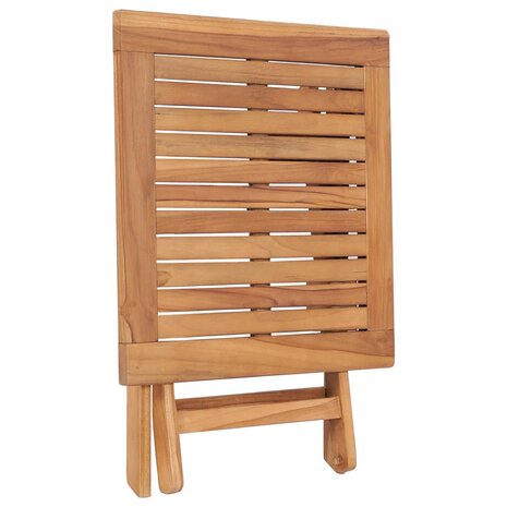 Tuintafel inklapbaar 45x45x45 cm massief teakhout 4
