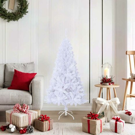 Kunstkerstboom met dikke takken 150 cm PVC wit 2