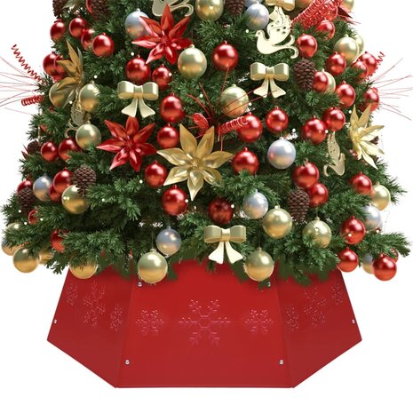 Kerstboomrok Ø68x25 cm rood 1