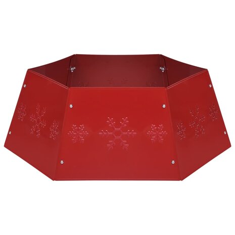 Kerstboomrok Ø68x25 cm rood 2