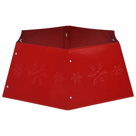 Kerstboomrok Ø68x25 cm rood 5