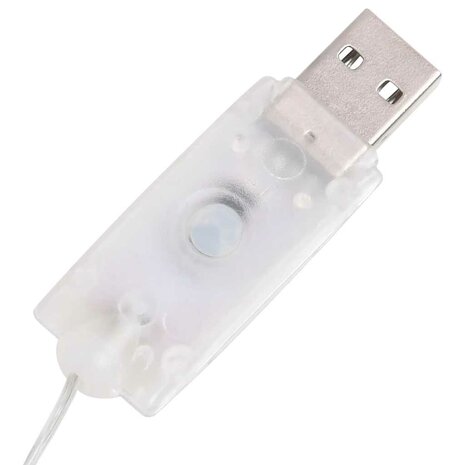 Decoratieve sneeuwpop LED 180 cm luxe stof 7