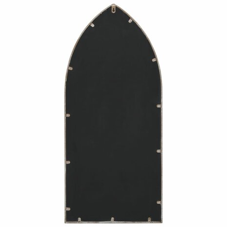 Tuinspiegel 100x45 cm ijzer zandkleurig 4