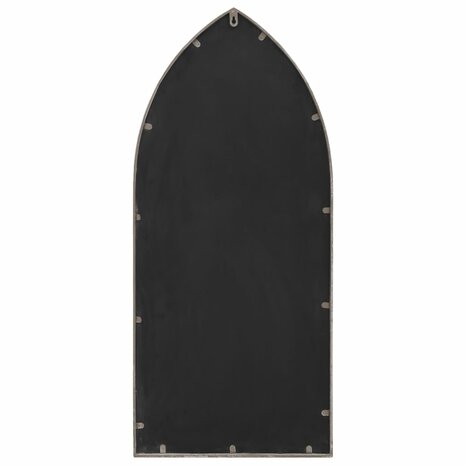Tuinspiegel 70x30 cm ijzer zandkleurig 4