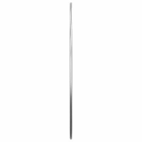 Wandspiegel rond Ø40 cm zilverkleurig 4