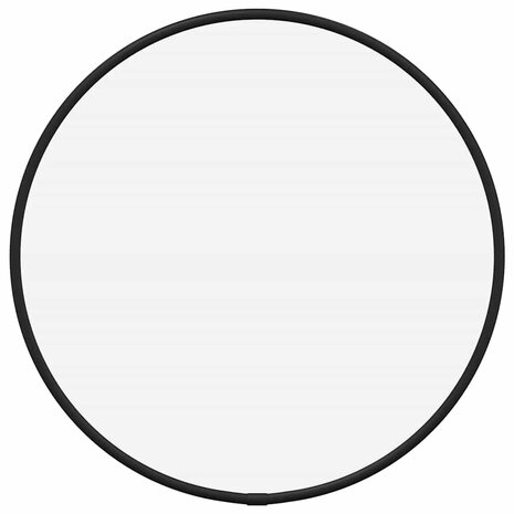 Wandspiegel rond Ø30 cm zwart 2