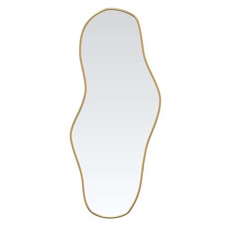 Wandspiegel 60x25 cm goudkleurig 2