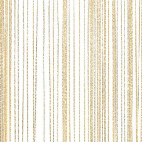 Draadgordijnen 140x250 cm crème 2 st 8