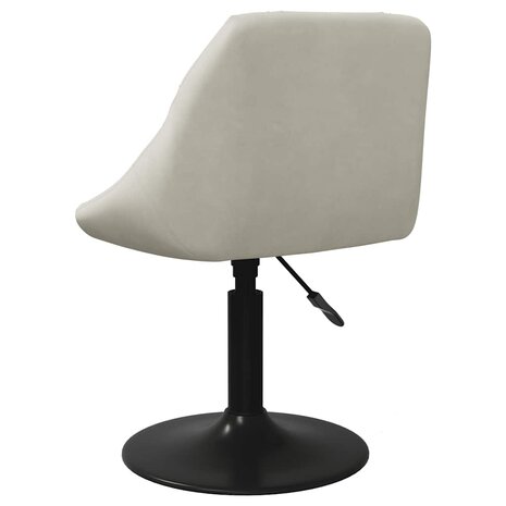 Barkruk fluweel crèmekleurig 5
