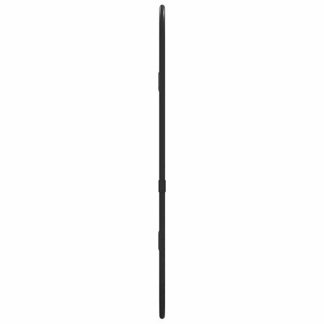 Wandspiegel 40x15 cm ovaal zwart 4