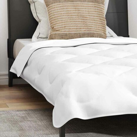 Dekbed Set met kussen 2 pcs Wit Microvezel 6