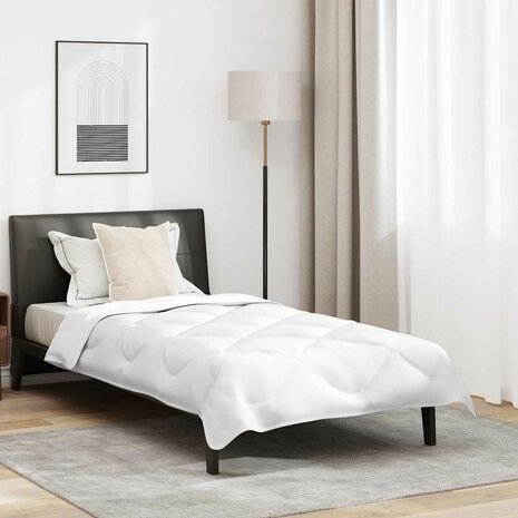 Dekbed Set met kussen 2 pcs Wit Microvezel 1